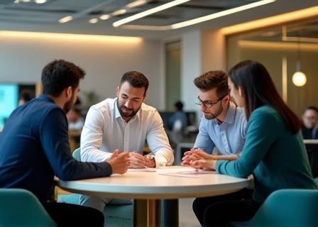NoorPay team collaborating in Dubai office